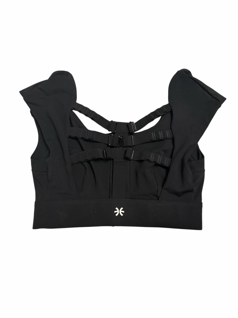 ETALON Posture Bra Black Size XS A-D Zipper Adjustable Back Straps
